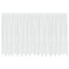 vidaXL Čipkov&yacute; Z&aacute;věs se z&aacute;clonami B&iacute;l&aacute; 140 x 400 cm Polyester
