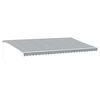 vidaXL Ručně zatahovac&iacute; mark&yacute;za s LED antracitov&aacute; a b&iacute;l&aacute; 600 x 350 cm