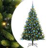 vidaXL Uměl&yacute; skl&aacute;dac&iacute; v&aacute;nočn&iacute; stromeček 300 LED Zelen&aacute; 180 cm PVC a PE