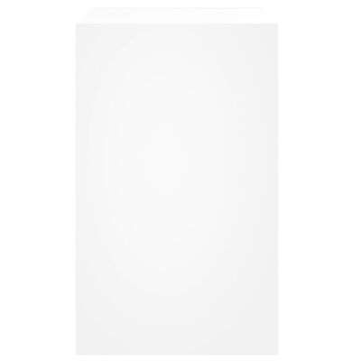 vidaXL Botník bílý 60 x 42 x 69 cm kompozitní dřevo