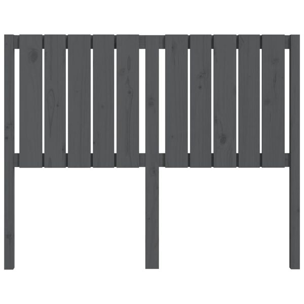 vidaXL Čelo postele &scaron;ed&eacute; 125,5 x 4 x 100 cm masivn&iacute; borovice