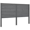 vidaXL Čelo postele &scaron;ed&eacute; 126 x 4 x 100 cm masivn&iacute; borovice