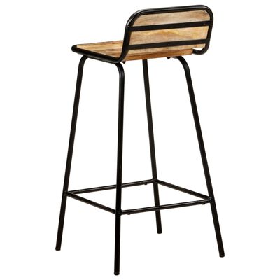 vidaXL Barové židle 2 ks masivní mangovníkové dřevo