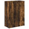 vidaXL Stojan na slunečn&iacute;ky s &uacute;loži&scaron;těm Kouřov&yacute; dub 40 x 20 x 55,5 cm