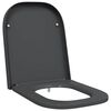 vidaXL Toaletn&iacute; prkno Antracit 47,5 x 35 x 3,6 cm Duroplast