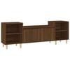 vidaXL TV skř&iacute;ňka hněd&yacute; dub 160x35x55 cm kompozitn&iacute; dřevo