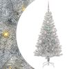 vidaXL V&aacute;nočn&iacute; stromeček s 150 LED diodami Stř&iacute;brn&aacute; 150 cm PET