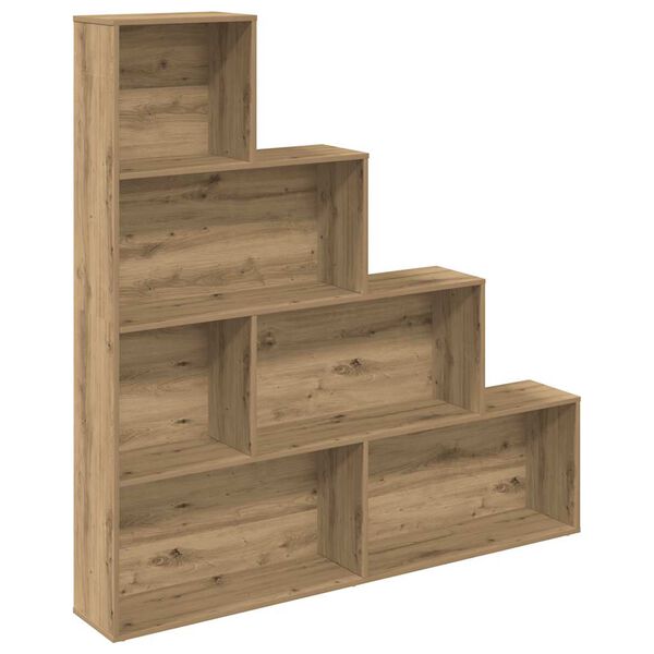 vidaXL Knihovna dub artisan 157x24x160 cm kompozitn&iacute; dřevo