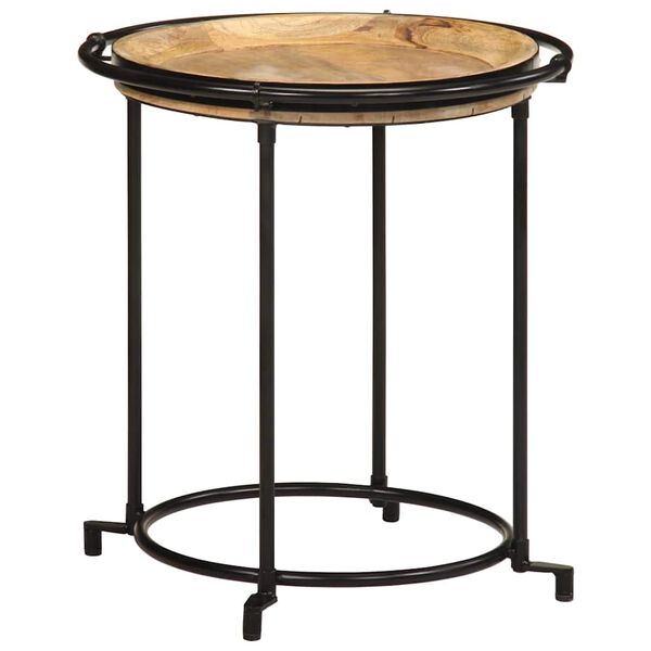 vidaXL Sada 2 kusů postranních stolků z masivního dřeva Mango