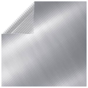 vidaXL Obd&eacute;ln&iacute;kov&yacute; kryt na baz&eacute;n 800 x 500 cm PE stř&iacute;brn&yacute;