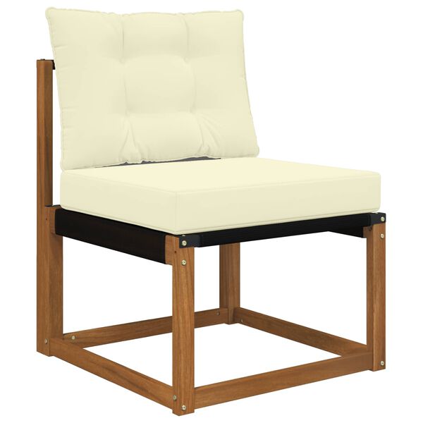 vidaXL Venkovn&iacute; pol&scaron;t&aacute;ř na pohovku 2 pcs Kr&eacute;mov&aacute; Polyester