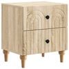 vidaXL Nočn&iacute; skř&iacute;ňka Dub sonoma 43 x 34,5 x 48 cm Kompozitn&iacute; dřevo