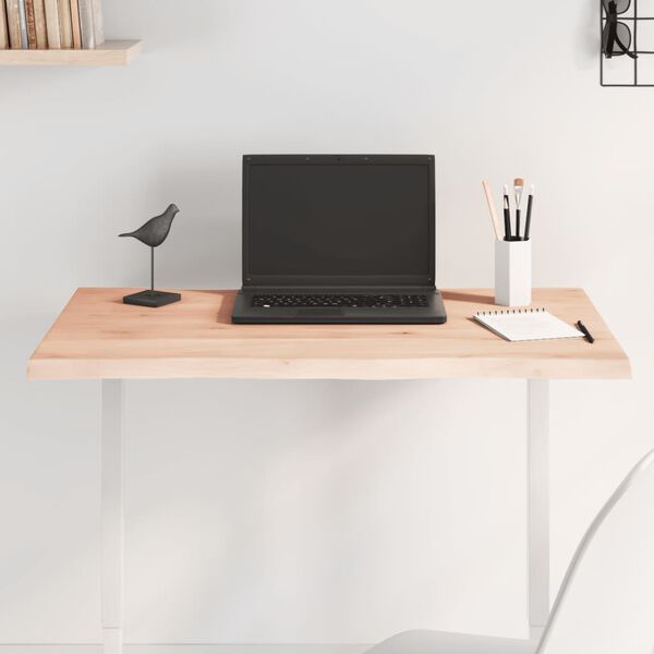 vidaXL Stoln&iacute; deska 100x60x(2-6)cm neo&scaron;etřen&yacute; masivn&iacute; dřevo živ&aacute; hrana