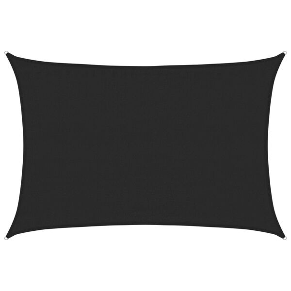 vidaXL St&iacute;n&iacute;c&iacute; plachta 160 g/m&sup2; čern&aacute; 3,5 x 4,5 m HDPE