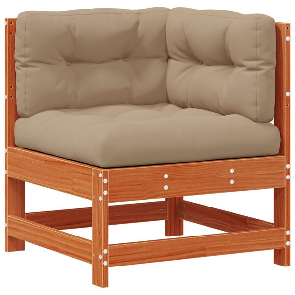 vidaXL Zahradn&iacute; lounge set 7 pcs Voskově Hněd&aacute; Masivn&iacute; borovice