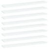 vidaXL Př&iacute;davn&eacute; police 8 ks b&iacute;l&eacute; 60 x 10 x 1,5 cm dřevotř&iacute;ska