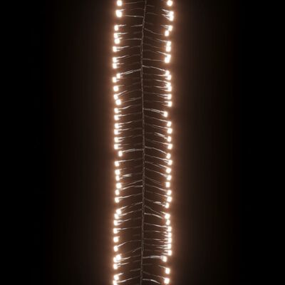vidaXL Světelný LED řetěz trs s 2 000 LED diodami teplý bílý 17 m PVC