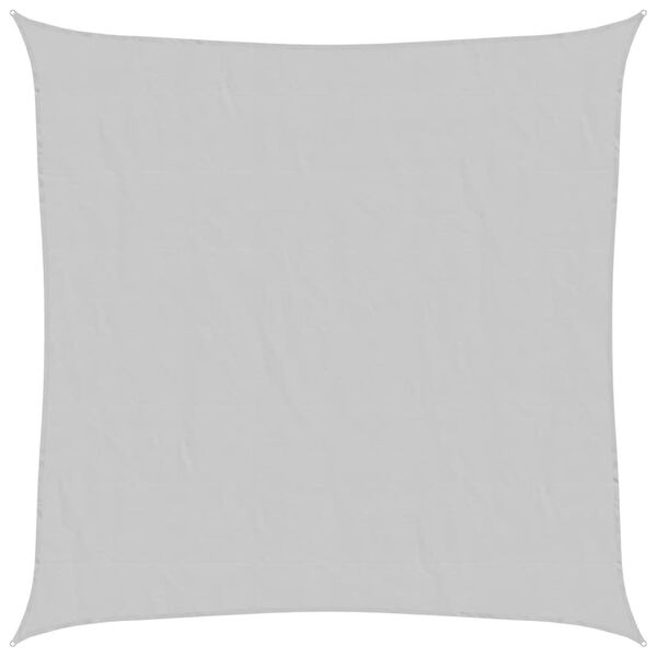 vidaXL St&iacute;nic&iacute; plachta světle &scaron;ed&aacute; 5 x 5 m 100% polyester oxford