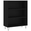 vidaXL Skř&iacute;ň highboard čern&aacute; 69,5 x 34 x 180 cm kompozitn&iacute; dřevo