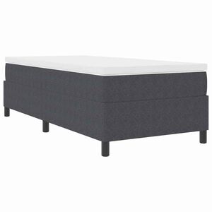 vidaXL Postel s boxspringem Tmavě &scaron;ed&aacute; a b&iacute;l&aacute; 80 x 200 cm