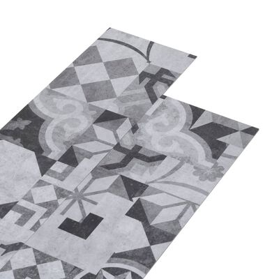 vidaXL Nesamolepicí PVC podlahová prkna 5,26 m² 2 mm šedý vzor