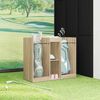 vidaXL Golfov&aacute; skř&iacute;ň Jednobarevn&yacute; Sonoma dub 102 x 45 x 85,5 cm