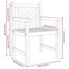 vidaXL Zahradn&iacute; křeslo 2 pcs 60 x 58 x 90 cm Pevn&eacute; teakov&eacute; dřevo