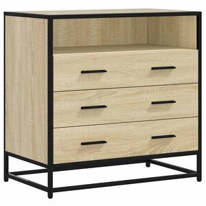 vidaXL Komoda se z&aacute;suvkami sonoma dub 70x41x70 cm kompozitn&iacute; dřevo