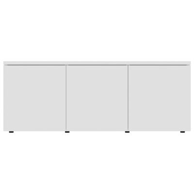 vidaXL TV stolek bílý 80 x 34 x 30 cm dřevotříska