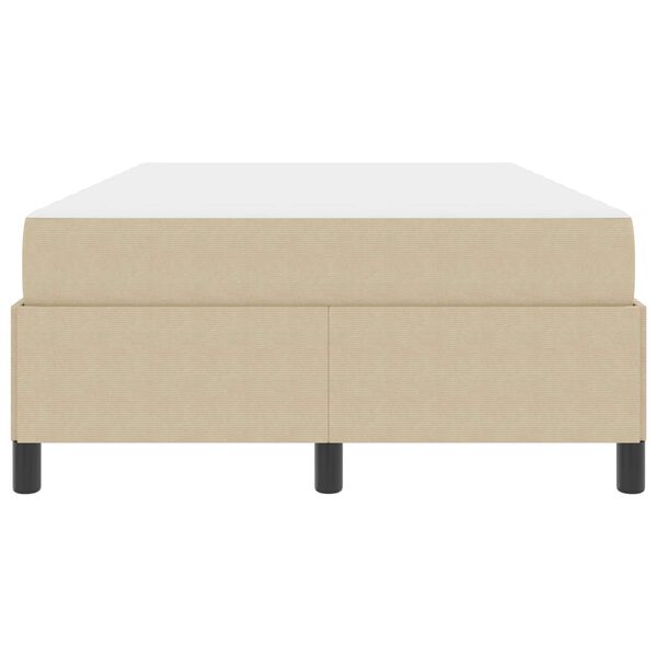 vidaXL R&aacute;m postele s matrac&iacute; Světle zelen&aacute; &scaron;ed&aacute; 120 x 190 cm textil