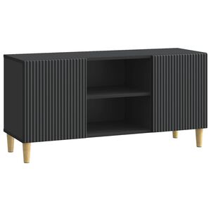 vidaXL Televizn&iacute; skř&iacute;ň Čern&aacute; 102 x 34,5 x 50 cm Kompozitn&iacute; dřevo
