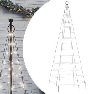 vidaXL LED v&aacute;nočn&iacute; stromek 200 studen&yacute;ch b&iacute;l&yacute;ch LED 180 cm