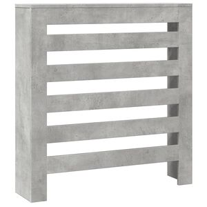 vidaXL Kryt na radi&aacute;tor betonově &scaron;ed&yacute; 78 x 20 x 82 cm kompozitn&iacute; dřevo