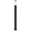 vidaXL Sloupkov&eacute; sv&iacute;tidlo se senzorem 110 cm čern&eacute; IP44