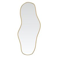 vidaXL Nástěnné zrcadlo zlaté 60 x 25 cm