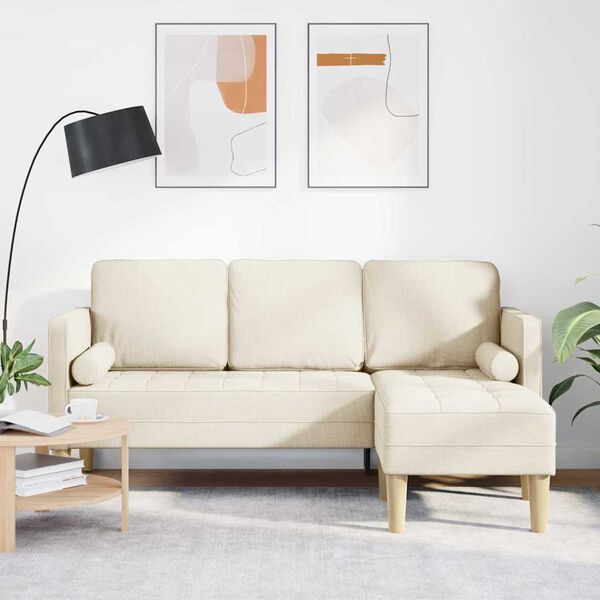 vidaXL Set pohovek s pol&scaron;t&aacute;řem Tkanina Polyester