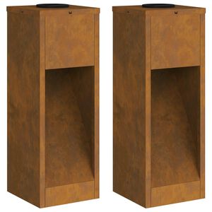 vidaXL Solární LED osvětlení cesty 2 pcs Pozinkovaný Pozinkovaný