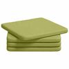 vidaXL Pol&scaron;t&aacute;ře na sedadla 4 pcs Světl&aacute; zelen&aacute; 40 x 40 x 3 cm textil