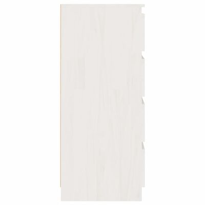 vidaXL Odkládací skříňka bílá 60 x 36 x 84 cm masivní borové dřevo