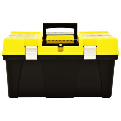 vidaXL Box na nářadí plast 595 x 337 x 316 mm žlutý