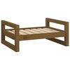 vidaXL Postel pro psy medově hněd&aacute; 65,5x50,5x28 cm masivn&iacute; borovice