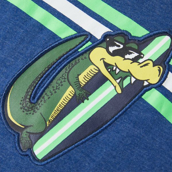 Dětské tričko tmavě modré melanž 128