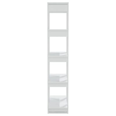 vidaXL Knihovna / dělicí stěna bílá 80 x 30 x 160 cm dřevotříska