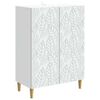 vidaXL Serv&iacute;rovac&iacute; skř&iacute;ň B&iacute;l&aacute; 66 x 34,5 x 90 cm Kompozitn&iacute; dřevo
