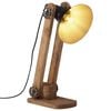 vidaXL Stoln&iacute; lampa 25 W čern&aacute; 23 x 13 x 52 cm E27