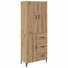 vidaXL Vysok&yacute; bufet Artisanov&yacute; dub 69,5 x 34 x 180 cm Kompozitn&iacute; dřevo