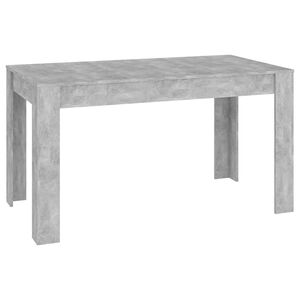 vidaXL J&iacute;deln&iacute; stůl betonově &scaron;ed&yacute; 140 x 74,5 x 76 cm kompozitn&iacute; dřevo