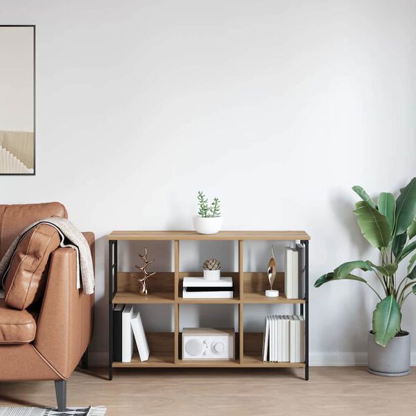 vidaXL Knihovna Artisanov&yacute; dub 102 x 32 x 72,5 cm kompozitn&iacute; dřevo