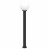 vidaXL Sloupkov&eacute; sv&iacute;tidlo 120 cm čern&eacute; IP44