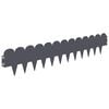vidaXL Okraj tr&aacute;vn&iacute;ku 10 pcs 103 x 20 cm Ocel Antracitov&aacute;